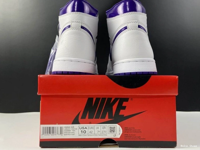 Bmlin Shoes CD0461-151 HIGH AIR JORDAN PURPLE RETRO 1 COURT 0812